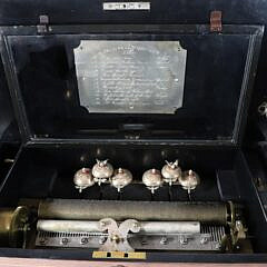 Swiss Zither Music Box, 19th Century