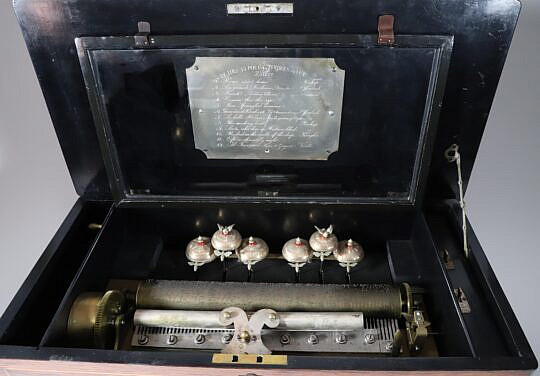 Swiss Zither Music Box, 19th Century