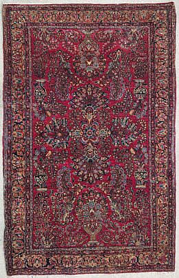 12-5436 Vintage Sarouk Scatter Rug A 20250528_162749