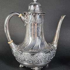 Five Piece Tiffany & Co. Sterling Silver Tea and Coffee Service, circa 1881-1891
