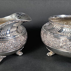 Five Piece Tiffany & Co. Sterling Silver Tea and Coffee Service, circa 1881-1891