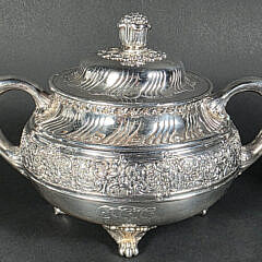 Five Piece Tiffany & Co. Sterling Silver Tea and Coffee Service, circa 1881-1891