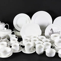 George Davis Wedgwood Basket Weave China
