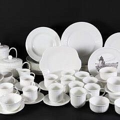 George Davis Wedgwood Nantucket Basket Weave China