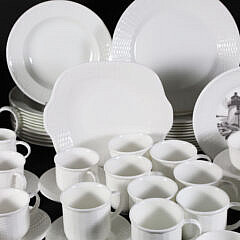 George Davis Wedgwood Nantucket Basket Weave China