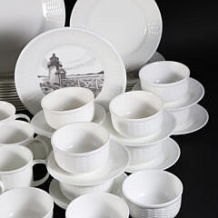 George Davis Wedgwood Nantucket Basket Weave China