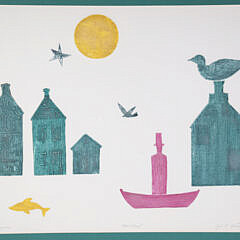 John Lochtefeld Artist’s Proof Callograph “Doryman” Print