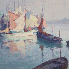 George Kennedy Brandriff Oil on Canvas