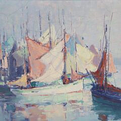George Kennedy Brandriff Oil on Canvas