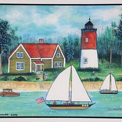 Jan Munro Artist’s Giclee Coastal Landscape