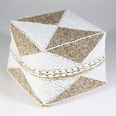 101 Bali White Tan Beaded Box A 9830 JPG