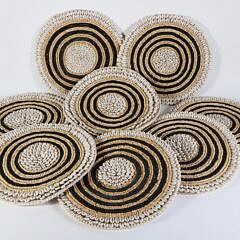 101 Eight Bali Cowrie Placemats A 9835 JPG