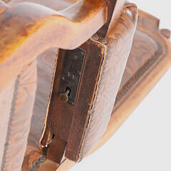 Victorian Mahogany Leather Upholstered Reclining Armchair