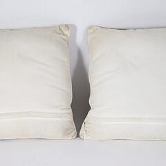 Two Nantucket Needlepoint Pillows Attributed to Claire Murray