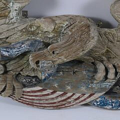 Carved Spread Winged American Eagle, 19th Century
