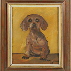 12-5573 Peter Guarino Oil Dachshund A 9609 JPG