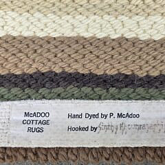 McAdoo Hand Dyed Schooner Hooked Rug