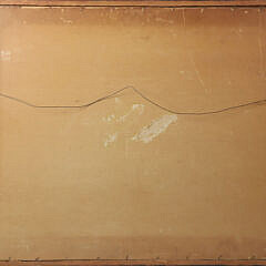 J.R. Kildare Watercolor on Paper “Clydesdale and His Handler”, circa 1935