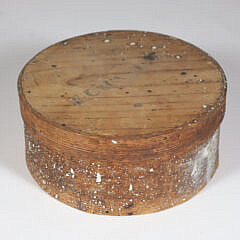 E. Chase Nantucket Round Pantry Box, 19th Century
