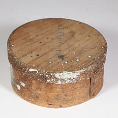 E. Chase Nantucket Round Pantry Box, 19th Century