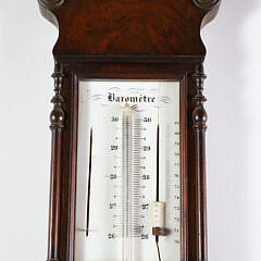 Early 19th Century Carved Mahogany Stick Barometer