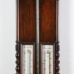 Early 19th Century Carved Mahogany Stick Barometer
