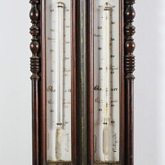 Early 19th Century Carved Mahogany Stick Barometer