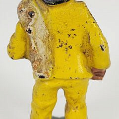 Antique Cast Iron Old Salt Fisherman Doorstop