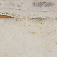 Carol Sims Acrylic on Canvas “Bluefish Lure”, circa 1985