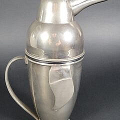 Vintage Art Deco Style Silver Plated Penguin Cocktail Shaker