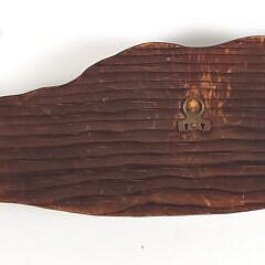 Vintage Folk Art Hand Carved Sperm Whale Plaque