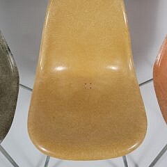 Three Eames for Herman Miller Fiberglass Shell Chairs