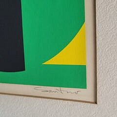 Pasquale Nini Santoro (1933-2022) Italian Modernist Abstract Serigraph Prints