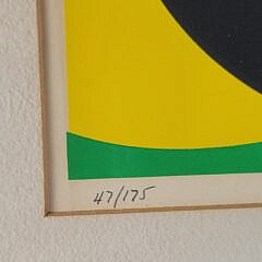 Pasquale Nini Santoro (1933-2022) Italian Modernist Abstract Serigraph Prints