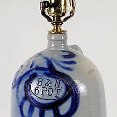 1588-1865 Stoneware Lamp A