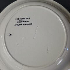 Antique Wedgwood Porcelain “The Etruria” Pattern Partial Dinner Service