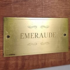 Vintage Racing Yacht Emeraude Half Hull Builders Model