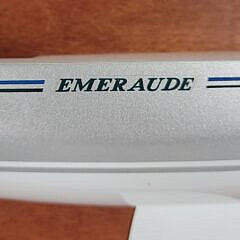 Vintage Racing Yacht Emeraude Half Hull Builders Model