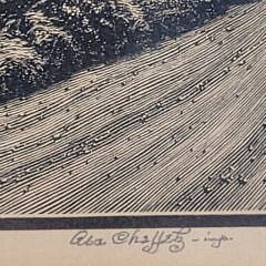 Asa Cheffetz (1896-1965) Wood Engraving Print “In Deep Vermont”