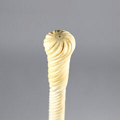 Whaleman Made Twist Carved Walking Stick, 19th Century