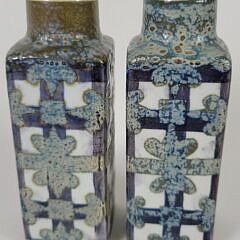 Pair of Nils Thorsson Royal Copenhagen Mid Century Modern Vases