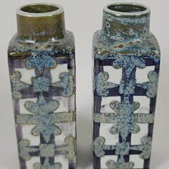 Pair of Nils Thorsson Royal Copenhagen Mid Century Modern Vases