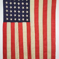 Vintage World War Two Era 48 Star United States American Flag
