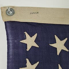 Vintage World War Two Era 48 Star United States American Flag