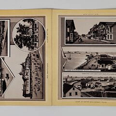 Rare Late 19th C. Nantucket Souvenir Fold Out Illustrated Booklet