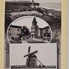 Rare Late 19th C. Nantucket Souvenir Fold Out Illustrated Booklet
