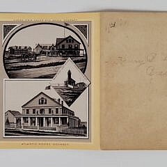 Rare Late 19th C. Nantucket Souvenir Fold Out Illustrated Booklet