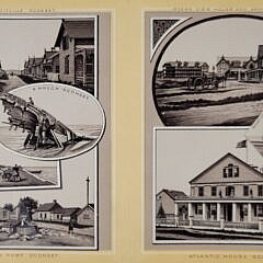 Rare Late 19th C. Nantucket Souvenir Fold Out Illustrated Booklet