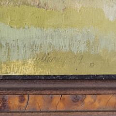 Harlan H. Holladay (1925-2019) Modernist “Bright Landscape” Painting