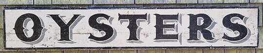 1628-1865 Oysters Sign A
